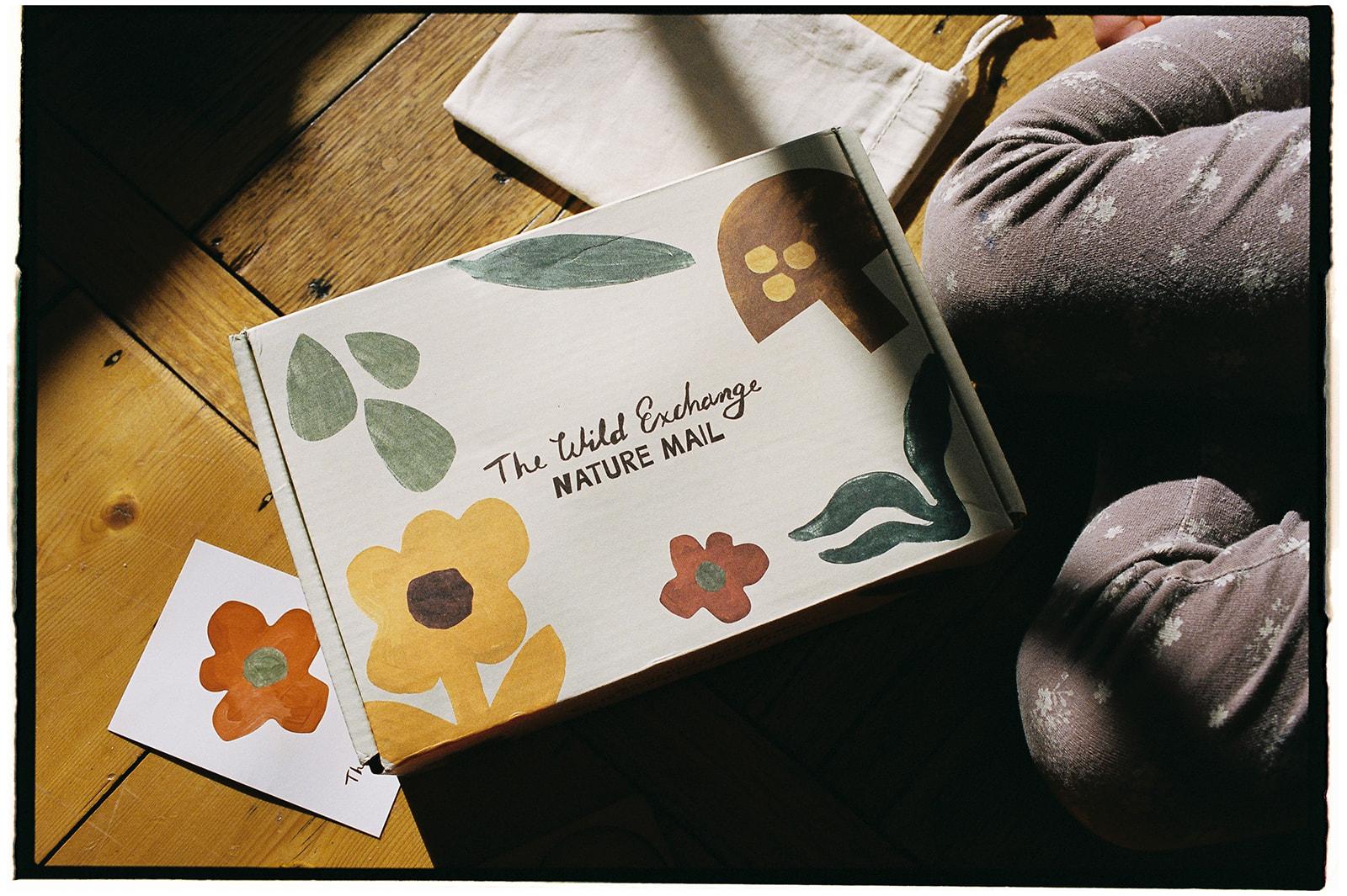 Children exploring Nature Mail activities